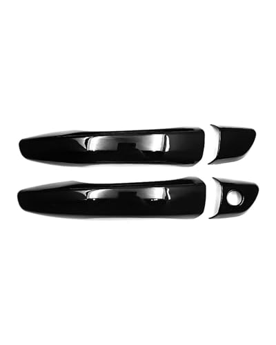 HGYFS5 Scratch Protection Einloch-Türgriffschutz Für DS7 Crossback X74 (Bj.2022-2024) - Kratzfest(2 doors bright black) von HGYFS5