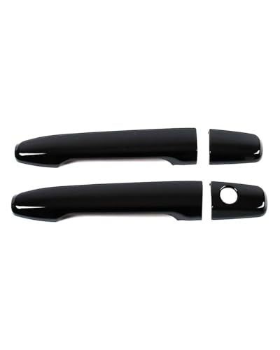 HGYFS5 Scratch Protection FÜR C-Crosser 2008-2012 - Einloch Türgriffabdeckung Mit Kratzschutz - Schutzfolie Für Türschalen Dekoration Anti-Scratch Covers(2 doors bright black) von HGYFS5