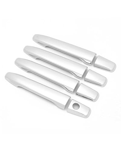 HGYFS5 Scratch Protection FÜR C-Crosser 2008-2012 - Einloch Türgriffabdeckung Mit Kratzschutz - Schutzfolie Für Türschalen Dekoration Anti-Scratch Covers(Electroplating) von HGYFS5