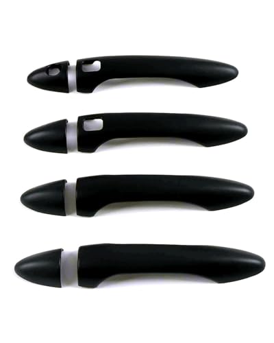 HGYFS5 Scratch Protection FÜR Kia K3 2012-2016 Einloch-Doppelt Intelligente Chromleiste Türgriffabdeckung Kratzfester Schutz für modifizierte Griffmulden Anti-Scratch Covers(Matte black) von HGYFS5