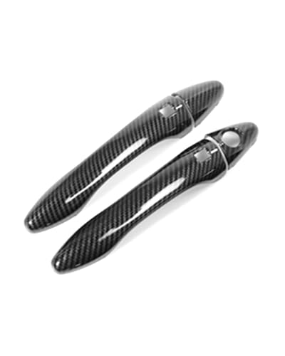 HGYFS5 Scratch Protection FÜR Kia K5 2010-2015 Einloch Doppelt-Smart Türgriffabdeckung Dekorativer Kratzschutz Zubehör Anti-Scratch Covers(2 doors carbon fiber pattern) von HGYFS5