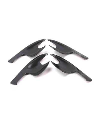 HGYFS5 Scratch Protection FÜR Mazdaes Demio DJ 2015-2019 Rechtslenkung - Doppeltes Intelligentes Türgriffset Mit Einzelloch Und Kratzschutz Anti-Scratch Covers(Blade door bowl carbon fiber) von HGYFS5
