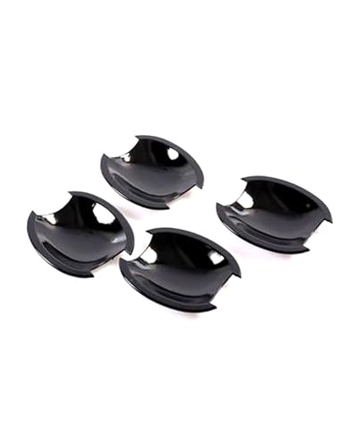 HGYFS5 Scratch Protection FÜR Micra March K12 2003-2010 Einloch-Doppel-Smart-Türgriff ABS Kunststoff Kratzfeste Schutzaccessoires(Door bowl-bright black) von HGYFS5