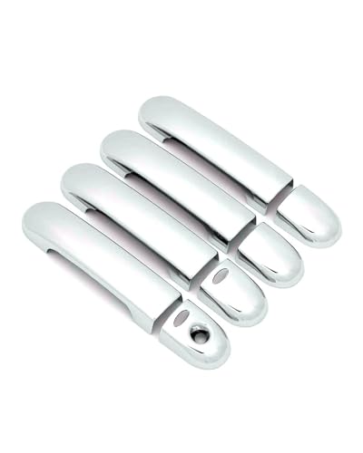 HGYFS5 Scratch Protection FÜR Micra March K12 2003-2010 Einloch-Doppel-Smart-Türgriff ABS Kunststoff Kratzfeste Schutzaccessoires(Electroplating) von HGYFS5