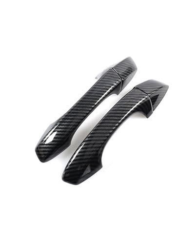 HGYFS5 Scratch Protection FÜR Seat Leon 5F 2013-2019 Türgriff Ohne Bohrung Dekorativer Kratzschutz Zubehör Für Türschalenmodifikation Anti-Scratch Covers(2 doors carbon fiber pattern) von HGYFS5