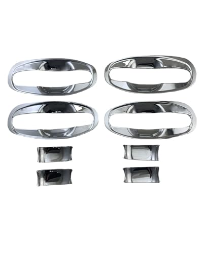 HGYFS5 Scratch Protection FÜR Toyota Prius 20 Serie 2003-2008 Einloch-Doppel Smart Türgriff Kratzschutz Griffschale Nachrüstzubehör Anti-Scratch Covers(Gate bowl plating) von HGYFS5