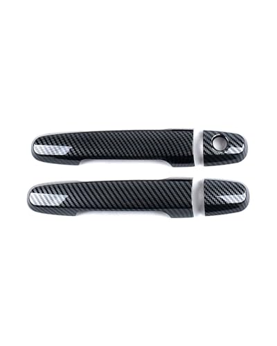 HGYFS5 Scratch Protection FÜR Toyota Prius NHW20 2003-2008 Türgriffabdeckungen 1-Loch Kratzfester Türgriffschutz Zubehör Anti-Scratch Covers(2 doors carbon fiber pattern) von HGYFS5