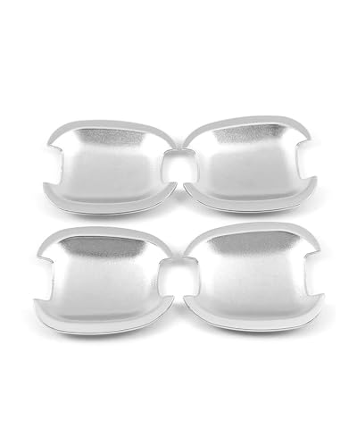 HGYFS5 Scratch Protection Für Cadillac BLS 2006-2010 Türgriffabdeckung Doppelloch Dekor Kratzschutz-Set für Außentüren Anti-Scratch Covers(Small door bowl plating) von HGYFS5