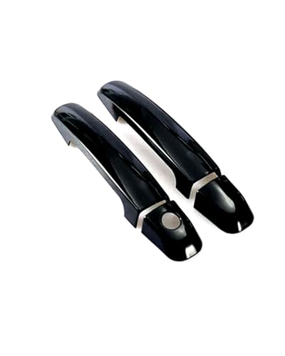 HGYFS5 Scratch Protection Für Sedici 189 2006-2011 Einloch Zweifach-Intelligente Türgriffdekoration Mit Außenschalen-Schutzleiste Kratzschutz-Set Anti-Scratch Covers(2 doors bright black) von HGYFS5