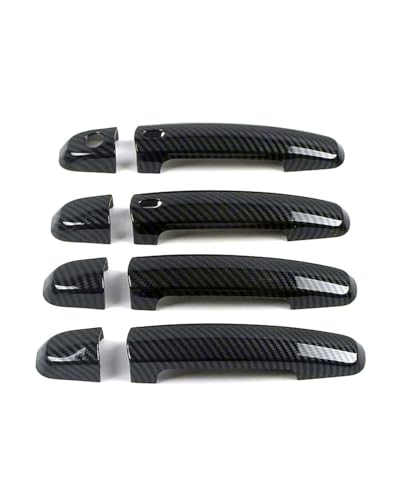 HGYFS5 Scratch Protection Für Suzuki Kizashi 2010-2015 Einzelloch Doppelsensoren Türgriffschale Dekorfolie Kratzschutz Abdeckung Außenbereich Anti-Scratch Covers(Carbon fiber pattern B) von HGYFS5