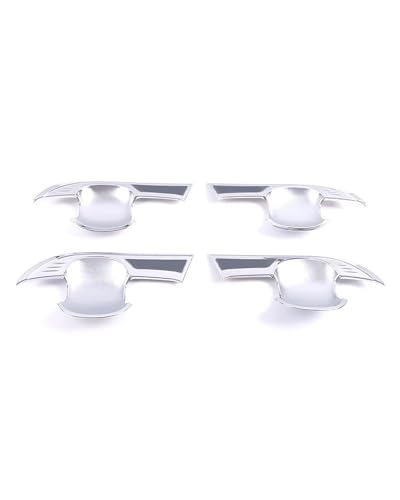 HGYFS5 Scratch Protection Für Toyota BZ4X 2018-2023 Einzelloch Doppelt Intelligente Türgriffabdeckung Außendekor Anti-Scratch Covers(Blade door bowl plating) von HGYFS5
