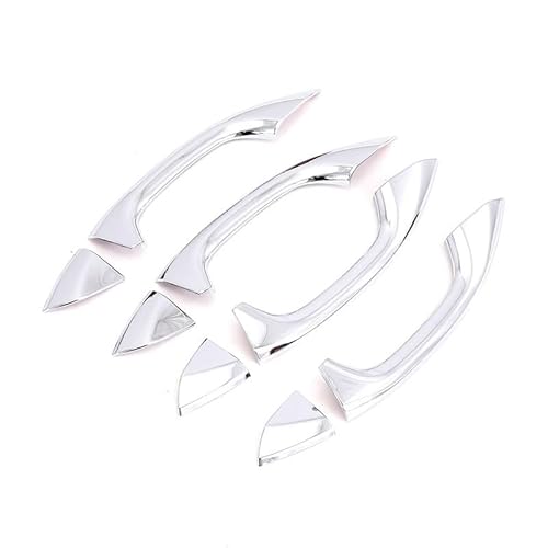 HGYFS5 Scratch Protection Innen Türgriffleiste Und Armlehne Für A6L 2019-2023, Dekoratives Zubehör(Handle-Silver) von HGYFS5