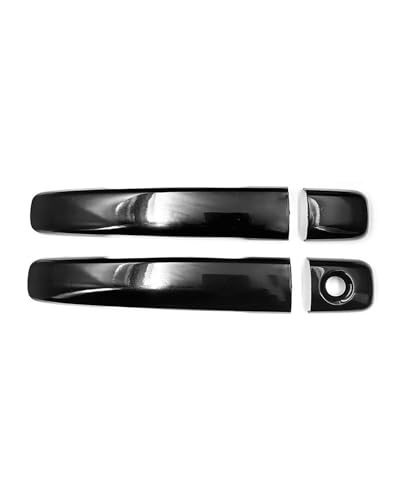 HGYFS5 Scratch Protection Kompatibel Mit Almera G15 2012-2019 Türgriffleiste 1 Loch Kratzschutz Umrüstzubehör Anti-Scratch Covers(2 doors bright black) von HGYFS5