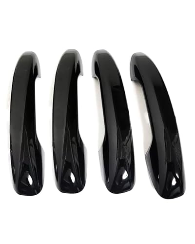 HGYFS5 Scratch Protection Kompatibel Mit Benz GLA GLB GLC GLE-Klasse 2022-2024 Rechtsfahrer Lochloser Türgriff Dekorative Türschalenzuggriff Zubehör Anti-Scratch Covers(Bright black) von HGYFS5