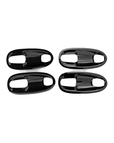 HGYFS5 Scratch Protection Kompatibel Mit Benz V-Klasse W447 2015-2023 Türgriffabdeckung Einloch Kratzfest Türschalen-Schutz Anti-Scratch Covers(Door bowl bright black) von HGYFS5