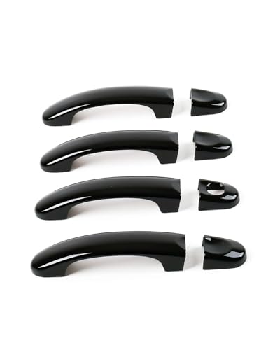 HGYFS5 Scratch Protection Kompatibel Mit Caravelle Transporter T5 T6 2003-2019 Türschale Einloch Griffleiste Anti-Scratch Covers(Bright black) von HGYFS5