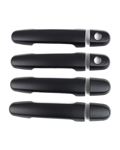 HGYFS5 Scratch Protection Kompatibel Mit Daihatsu Terios J200 2007-2022 Doppelloch Türgriff Mit Schalenzieher Dekorationsleisten Kratzschutz-Set Anti-Scratch Covers(Matte black) von HGYFS5