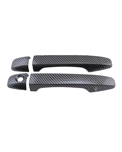 HGYFS5 Scratch Protection Kompatibel Mit Für Subaru Forester 2013-2018 Einloch Türgriffdekorschale Karosseriegriffleiste Kratzschutz Zubehör Anti-Scratch Covers(2 doors carbon fiber pattern) von HGYFS5
