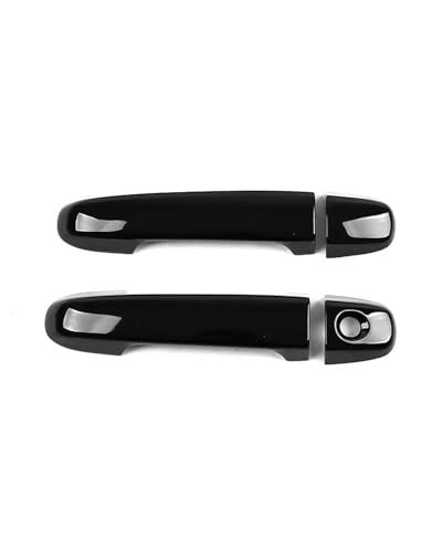 HGYFS5 Scratch Protection Kompatibel Mit Für Subaru Forester 2019-2024 Einloch Türgriff Zierrahmen Außenmodifikationszubehör Für Griffschale Anti-Scratch Covers(2 doors bright black) von HGYFS5