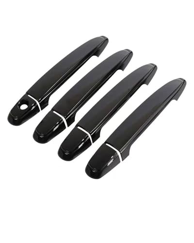 HGYFS5 Scratch Protection Kompatibel Mit Lexus GS350 GS430 GS450h GS460 2005-2011 Einloch Türgriff Ersatz Türschalenzuggriff Zubehör Anti-Scratch Covers(Bright black) von HGYFS5