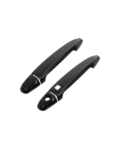 HGYFS5 Scratch Protection Kompatibel Mit Lexus GX470 J120 2002-2009 Türgriffabdeckung 1-Smart Einloch Kratzfest Türschalen-Schutz Anti-Scratch Covers(2 doors bright black) von HGYFS5