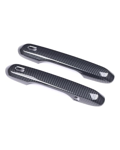 HGYFS5 Scratch Protection Kompatibel Mit Lexus LBX 2023-2024 Türgriff Mit Dekorativen Leuchtleisten Und Schalenzieher Kratzschutz-Set Anti-Scratch Covers(2 doors carbon fiber pattern) von HGYFS5