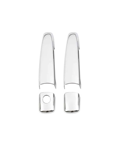 HGYFS5 Scratch Protection Kompatibel Mit Peugeot 208/308/408/3008/207/407 2006-2023 Türgriffabdeckung Einloch Kratzfest Türschalen-Schutz Anti-Scratch Covers(2 doors electroplated) von HGYFS5