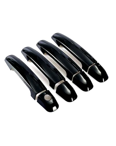 HGYFS5 Scratch Protection Kompatibel Mit Suzuki Kizashi 2010-2015 Einzelloch Türgriffschale Abdeckung Dekorfolie Kratzschutz Außenbereich Anti-Scratch Covers(Bright black) von HGYFS5