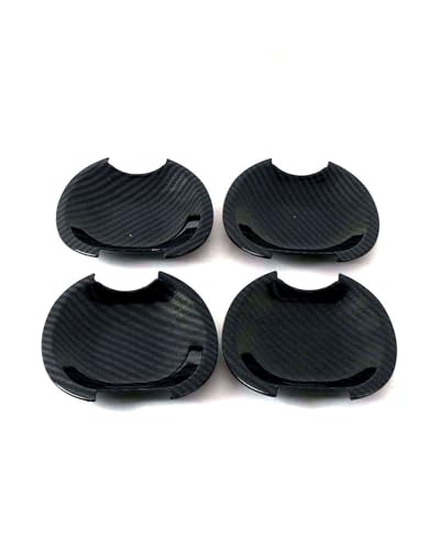 HGYFS5 Scratch Protection Kompatibel Mit Suzuki SX4 S-Cross Zweifach Intelligente Türgriffschutzfolie Mit Einzelloch Kratzfeste Abdeckung Anti-Scratch Covers(Small door bowl carbon fiber) von HGYFS5