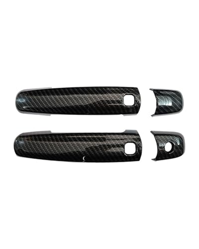 HGYFS5 Scratch Protection Kompatibel Mit Suzuki SX4 S-Cross Zweifach Intelligente Türgriffverkleidung Lochlos Kratzschutzfolie & Schalenabdeckung Anti-Scratch Covers(2 doors carbon fiber pattern A) von HGYFS5