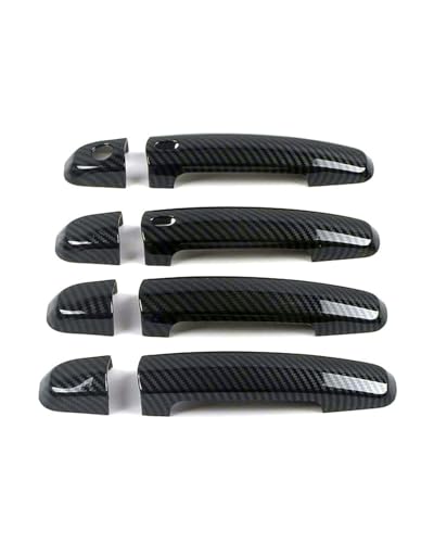 HGYFS5 Scratch Protection Kompatibel Mit Suzuki SX4 S-Cross Zweifach Intelligente Türgriffverkleidung Lochlos Kratzschutzfolie & Schalenabdeckung Anti-Scratch Covers(Carbon fiber pattern B) von HGYFS5
