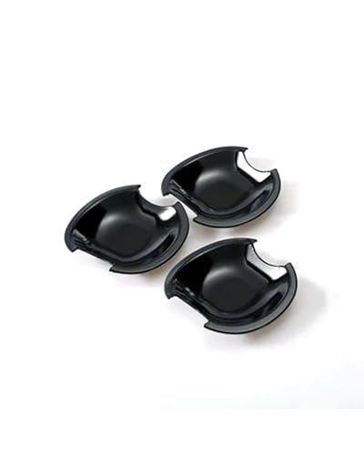 HGYFS5 Scratch Protection Kompatibel Mit Suzuki Vitara Einloch Zweifach Intelligente Außentürgriff-Dekorationsrahmen Kratzschutz Schutzfolienset Anti-Scratch Covers(Small door bowl bright black*3) von HGYFS5
