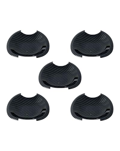 HGYFS5 Scratch Protection Kompatibel Mit Suzuki Vitara Einloch Zweifach Intelligente Außentürgriff-Dekorationsrahmen Kratzschutz Schutzfolienset Anti-Scratch Covers(Small door bowl carbon fiber*5) von HGYFS5