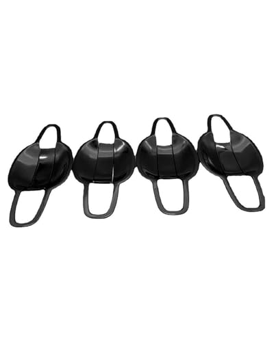 HGYFS5 Scratch Protection Kompatibel Mit Toyota Previa XR50 2007-2019 Türgriffschutzfolie Mit Einzelloch Kratzschutz Für Türschalen-Zubehör Anti-Scratch Covers(Door bowl black titanium) von HGYFS5