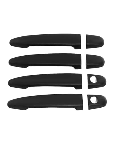 HGYFS5 Scratch Protection Kompatibel Mit Toyota Previa XR50 2007-2019 Türgriffschutzfolie Mit Einzelloch Kratzschutz Für Türschalen-Zubehör Anti-Scratch Covers(Double hole matte black) von HGYFS5