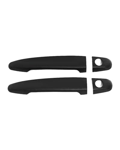 HGYFS5 Scratch Protection Kompatibel Mit Toyota Sienna XL20 2004-2009 Türgriffabdeckung Einloch Kratzschutz Zubehör Anti-Scratch Covers(2 doors double hole matte black) von HGYFS5