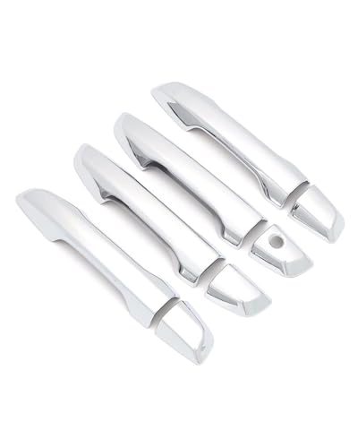 HGYFS5 Scratch Protection Kratzfeste Türgriffschutzfolie Für CR-V RW 2017-2022 Einloch-Türschalenabdeckung Mit Design-Upgrade Anti-Scratch Covers(Silber) von HGYFS5