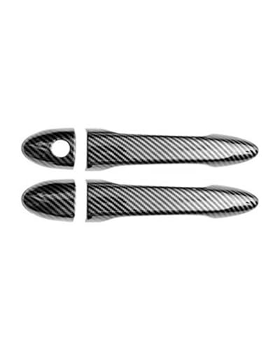 HGYFS5 Scratch Protection Kratzschutz-Abdeckung für Buick Regal 2018-2023 Türgriffleiste mit Einzelloch-Design Außentürschutz-Set Anti-Scratch Covers(2 doors carbon fiber pattern) von HGYFS5