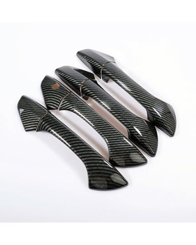 HGYFS5 Scratch Protection Kratzschutzset Für Türgriff Und Schale Mit Einzelloch Accord 8. Generation 2008-2013(Carbonfaser-Muster) von HGYFS5