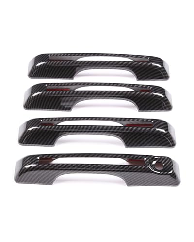 HGYFS5 Scratch Protection Kratzschutzset Für Türgriff Und Schale Mit Einzelloch Ford Maverick 2022 Anti-Scratch Covers(Carbonfaser-Muster) von HGYFS5