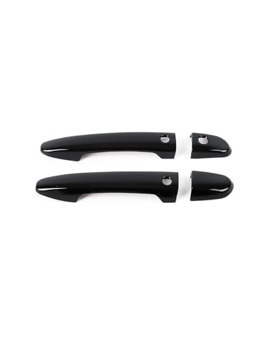 HGYFS5 Scratch Protection Kratzschutzset Für Türgriff Und Schale Mit Einzelloch MX5 MX-5 ND 2016-2024 (Zweitürer Version, Linkslenker) Anti-Scratch Covers(Dual smart bright black) von HGYFS5