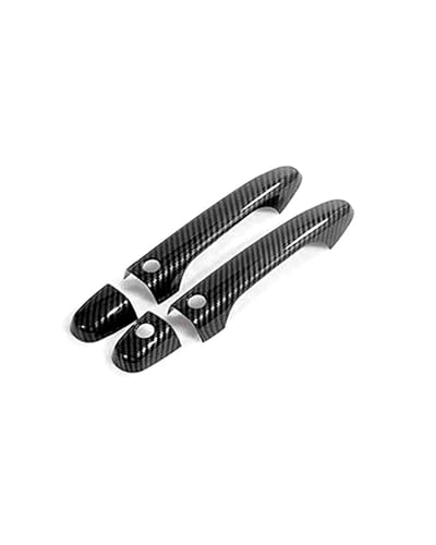 HGYFS5 Scratch Protection Kratzschutzset Für Türgriff Und Schale Mit Einzelloch MX5 MX-5 ND 2016-2024 (Zweitürer Version, Rechtslenker) Anti-Scratch Covers(Dual smart carbon fiber) von HGYFS5