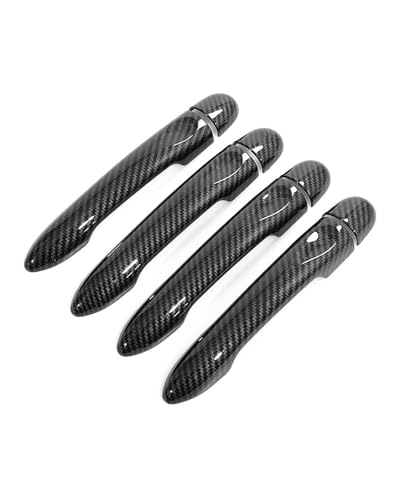 HGYFS5 Scratch Protection Kratzschutzset Für Türgriff Und Schale Ohne Loch Megane 2009-2016 Anti-Scratch Covers(Carbonfaser-Muster) von HGYFS5