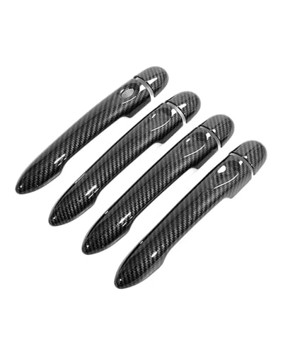 HGYFS5 Scratch Protection Kratzschutzset Für Türgriff Und Schale Ohne Loch Megane 2009-2016 Anti-Scratch Covers(Single smart carbon fiber) von HGYFS5