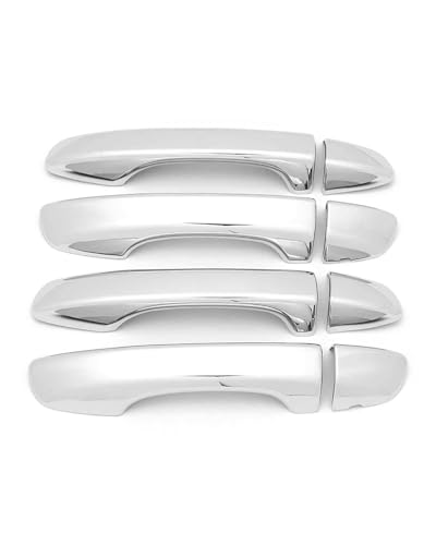 HGYFS5 Scratch Protection Löcherfreier Türgriffschutz Für T-Cross 2019-2022 Chromleisten-Set Zur Kratzprävention Für Türschalenmodifikation Anti-Scratch Covers(Electroplating) von HGYFS5