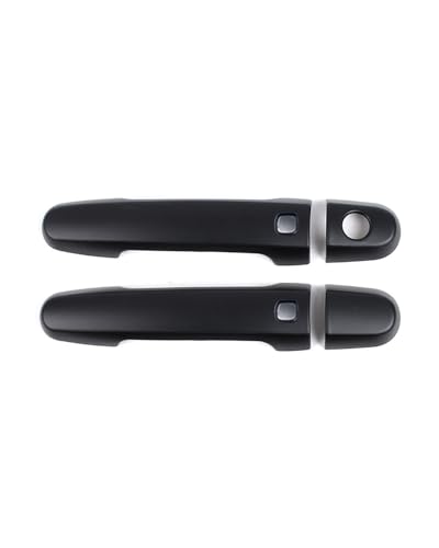 HGYFS5 Scratch Protection Türgriff-Abdeckung Doppelt Smart Einloch FÜR Toyota Auris E150 2006-2012 Kratzschutz-Dekorationsset Anti-Scratch Covers(2 doors matte black) von HGYFS5