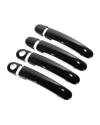 HGYFS5 Scratch Protection Türgriff-Schutzfolie FÜR SEAT Cordoba 6L 2003-2009 Doppelloch-Modell Kratzschutzdekoration Anti-Scratch Covers(Bright black) von HGYFS5