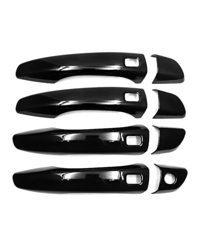 HGYFS5 Scratch Protection Türgriffabdeckung Für Berlingo 2018-2022, Mit Einzelloch, Kratzfester Upgradesatz(Four smart bright black) von HGYFS5