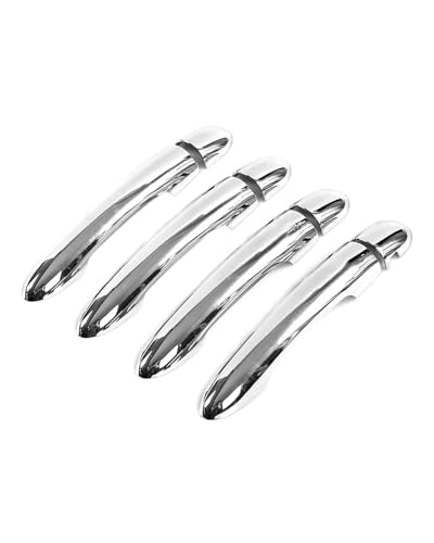 HGYFS5 Scratch Protection Türgriffabdeckung Ohne Loch – Für Scenic JM 2004-2009, Kratzfester Upgradesatz(Electroplating) von HGYFS5