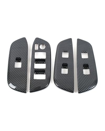HGYFS5 Scratch Protection Türgriffabdeckung Und Türschalen-Dekor Für Toyota Crown 2023, Innen- Und Außenzubehör Anti-Scratch Covers(Armrest-carbon fiber -ABS) von HGYFS5